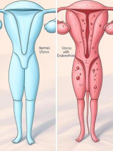endometriotic uterus