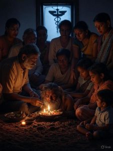 ग्रामीण भारत में मानसिक बीमारी के लिए झाड़-फूँक और तांत्रिक क्रियाएँ।