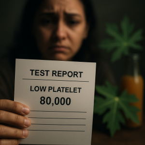 platelet count in dengue