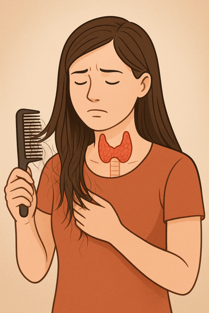 hair fall in thyroid