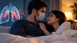 TB Treatment Ke Dauraan Sex Kar Sakte Hain? Kab Safe Hai? टीबी इलाज के दौरान सेक्स, शारीरिक संबंध और परिवार की सुरक्षा: संपूर्ण मेडिकल गाइड 1 sex_tb