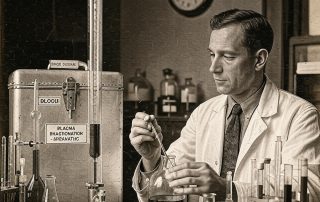 first blood bank