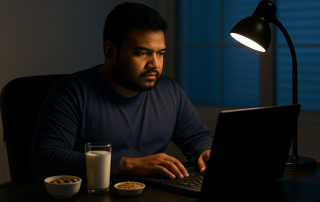 “Healthy weight gain tips for night shift workers”